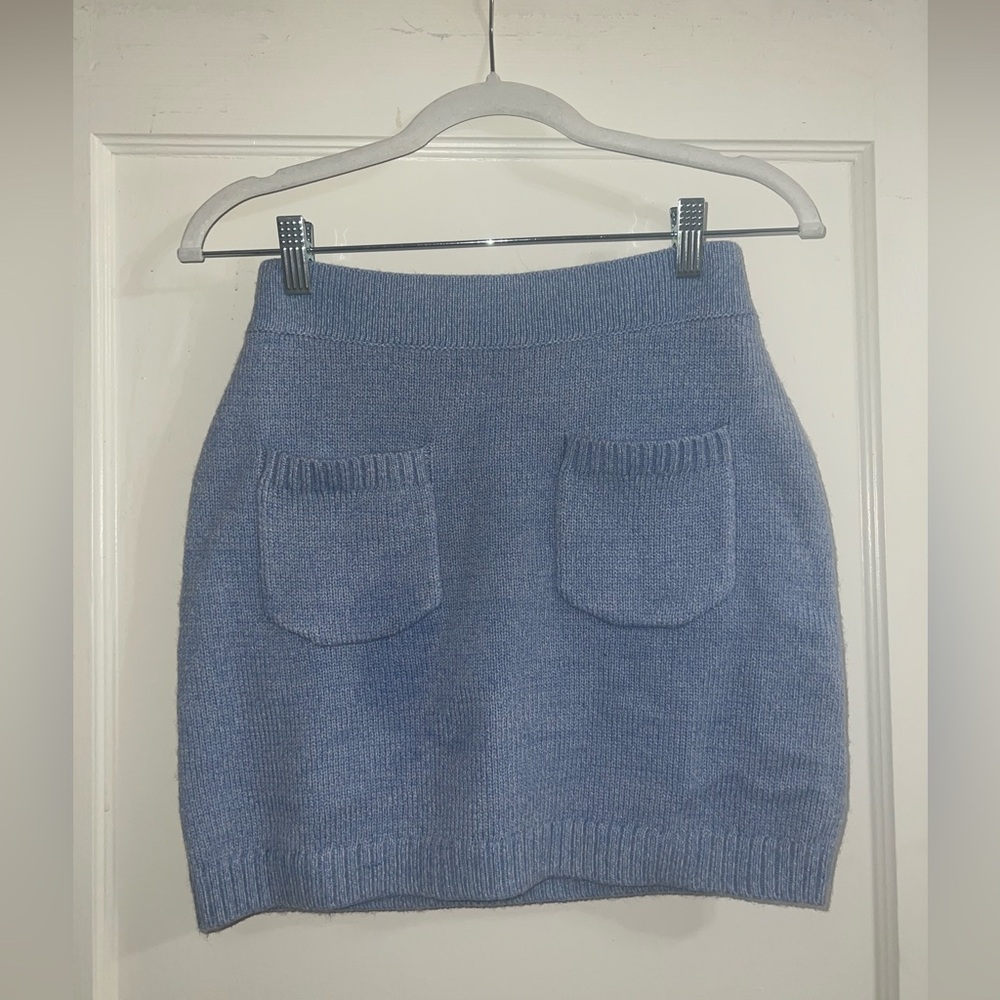 Free People Sweater Mini Skirt